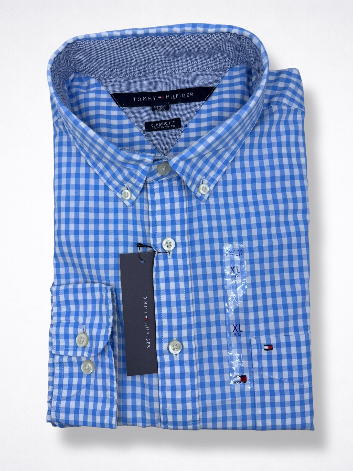 Camisa Tommy Hilfiger Classic Fit Manga Larga Talla XL