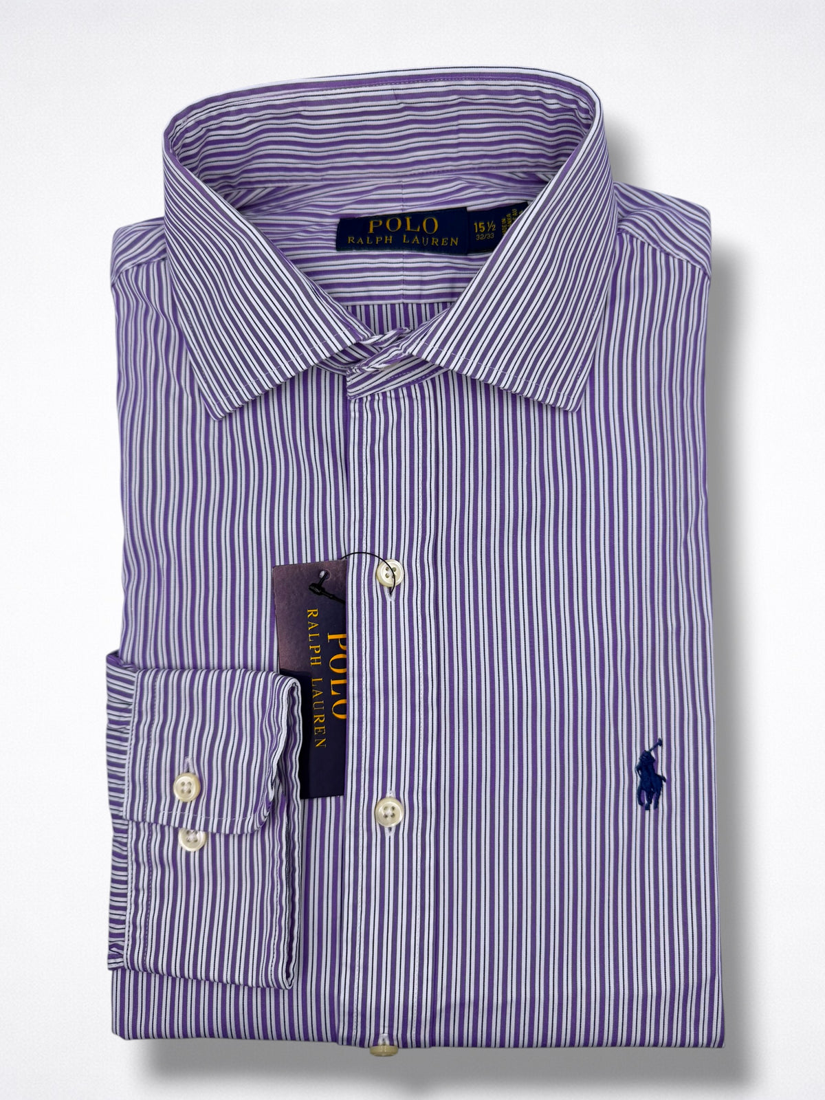 Camisa Polo Ralph Lauren Classic Fit 15 1/2 Manga Larga 32/33 Talla M