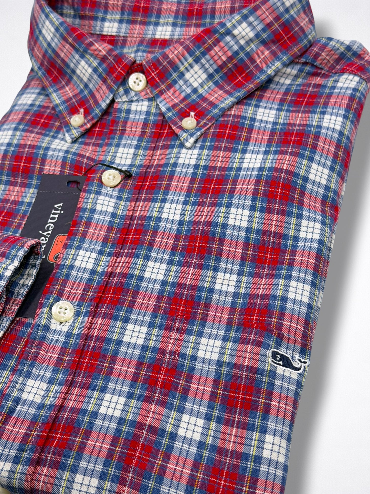 Camisa Vineyard Vines Classic Fit Manga Larga Talla XL