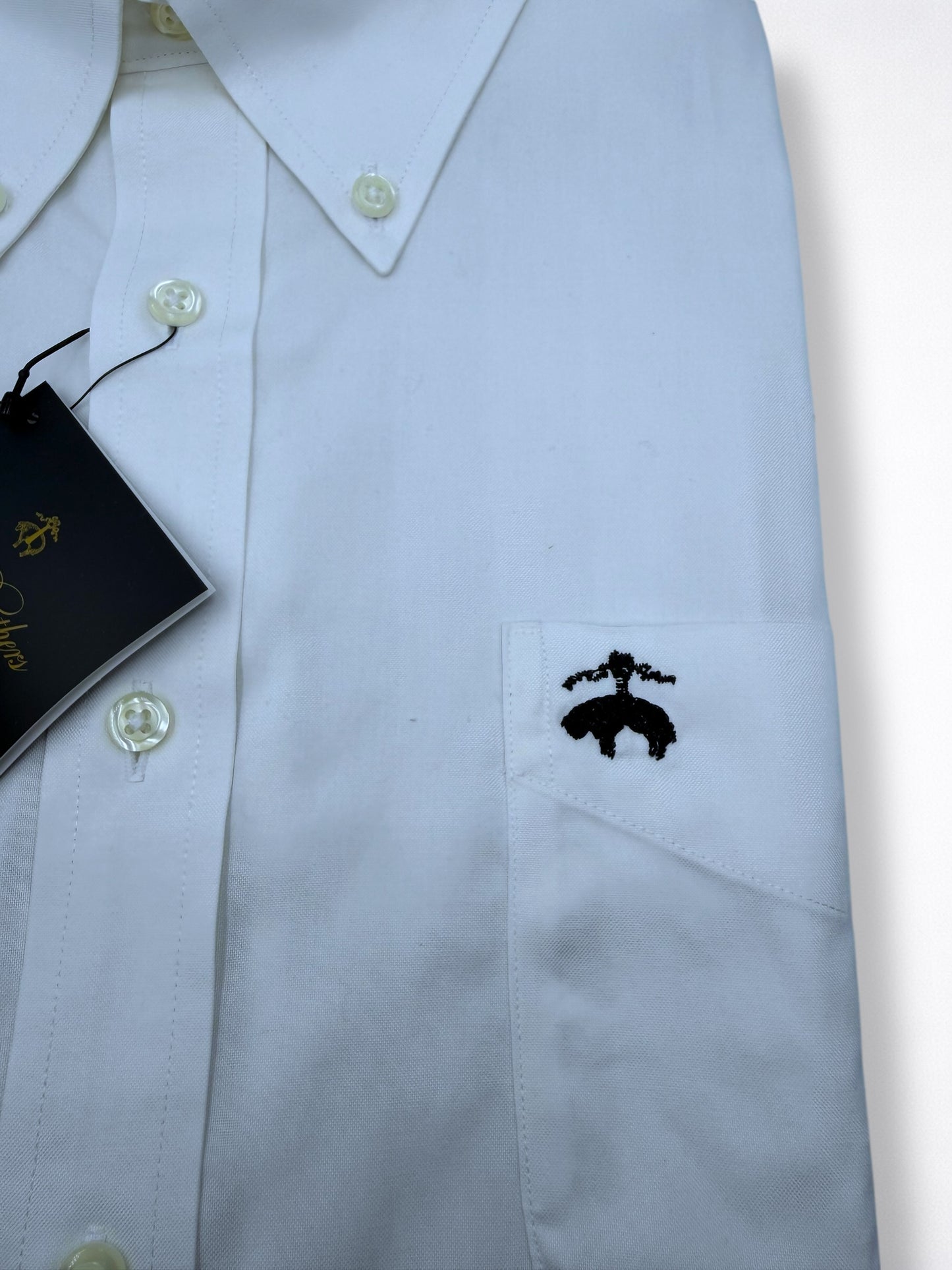 Camisa Brooks Brothers Classic Fit Manga Larga Talla S