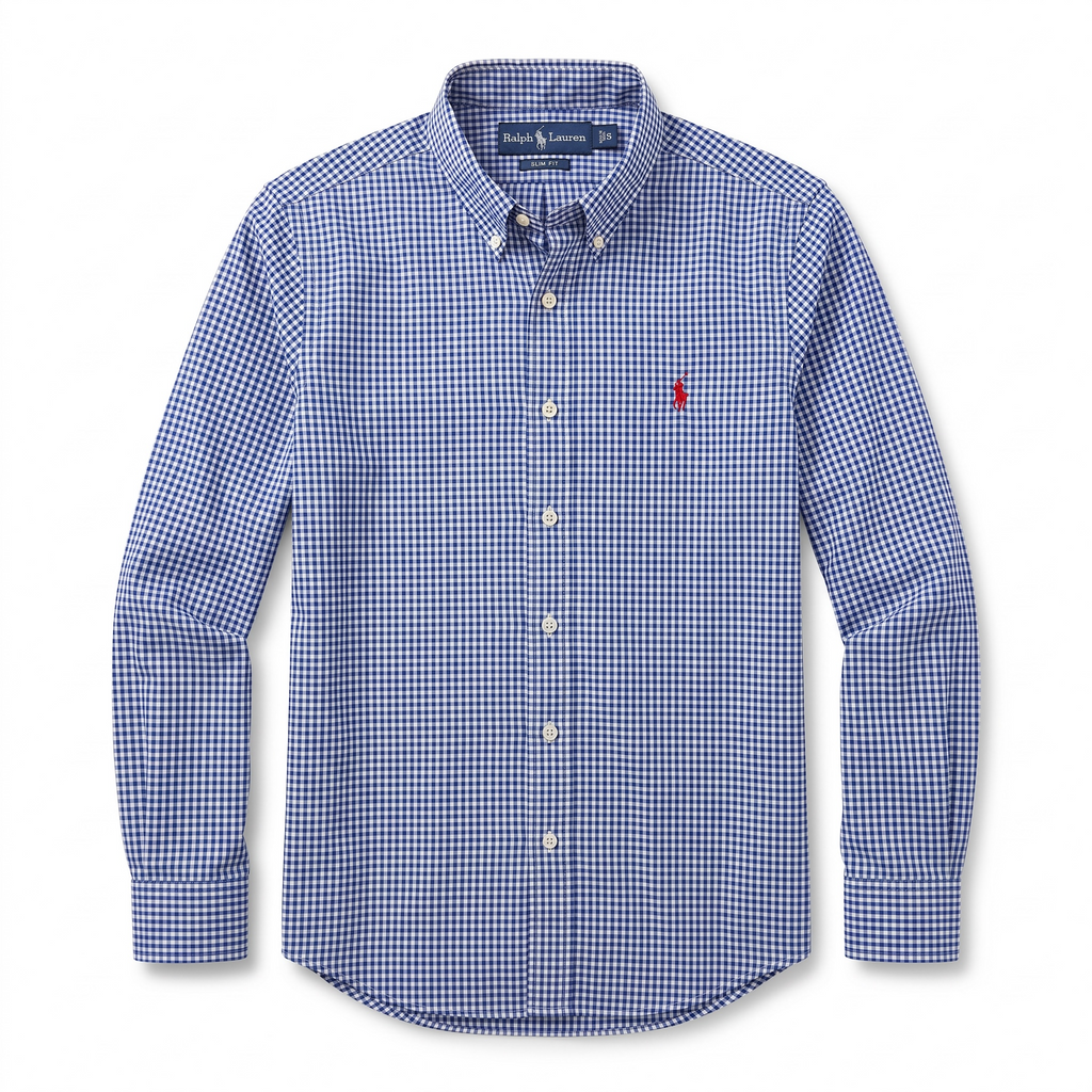Camisa Polo Ralph Lauren Slim Fit manga larga talla S