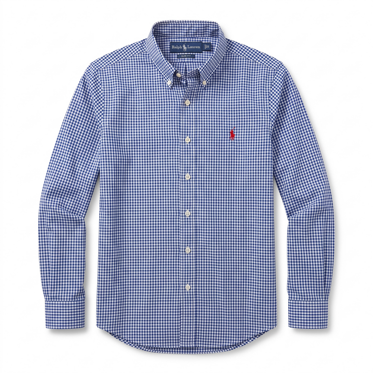 Camisa Polo Ralph Lauren Slim Fit manga larga talla S