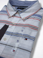 Camisa Tommy Hilfiger Custom Fit Manga Corta Talla XL