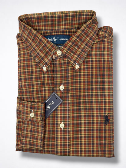 Camisa Polo Ralph Lauren Classic Fit Manga Larga Talla L
