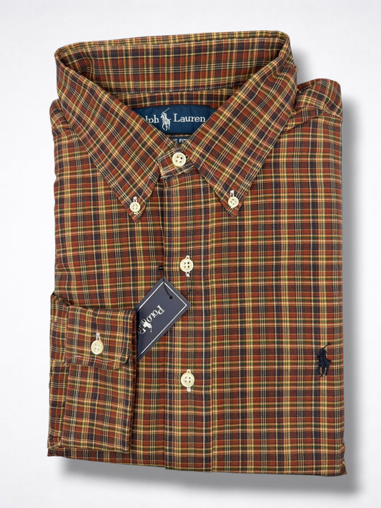 Camisa Polo Ralph Lauren Classic Fit Manga Larga Talla L