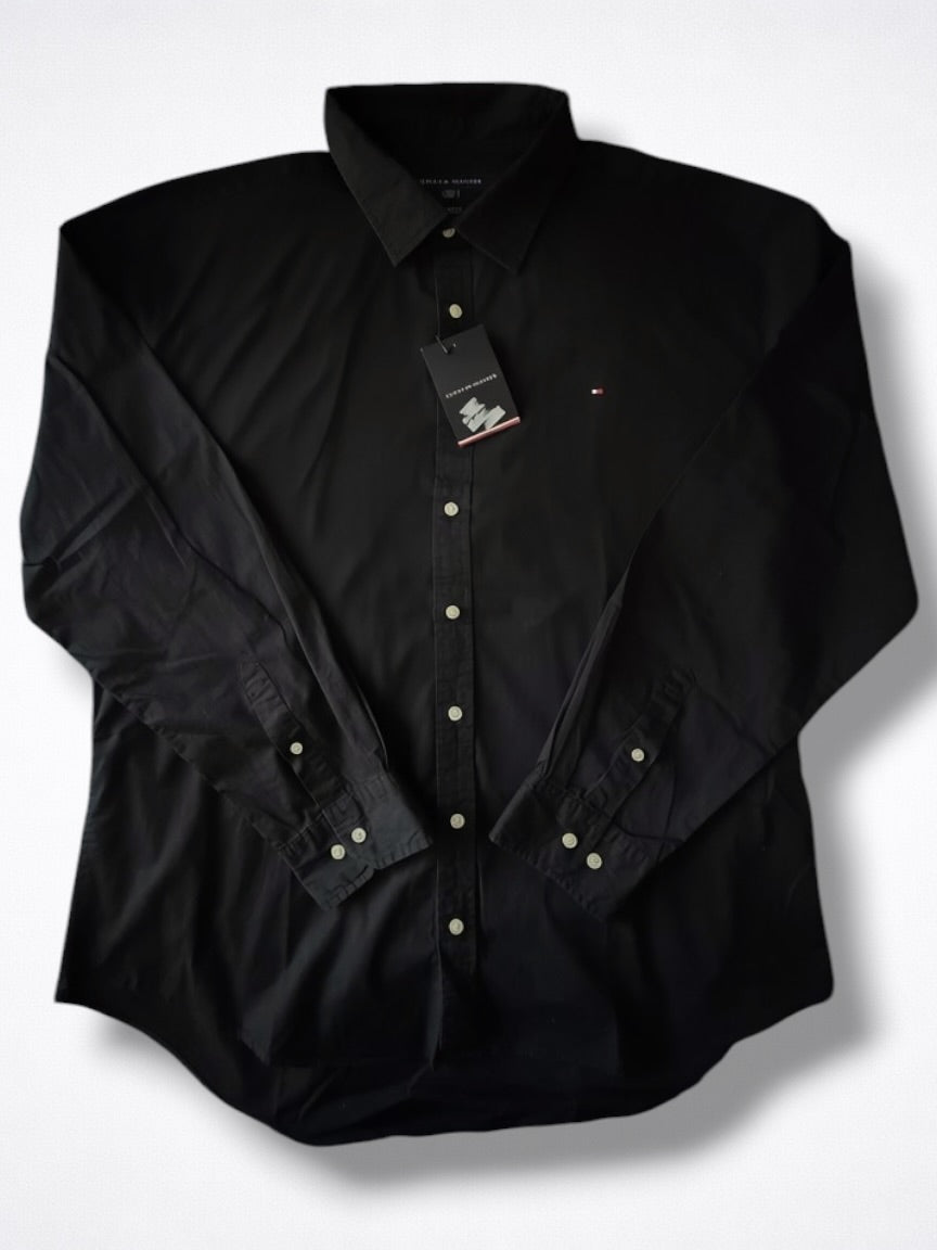 Camisa Tommy Hilfiger Custom Fit Manga Larga Talla XXL