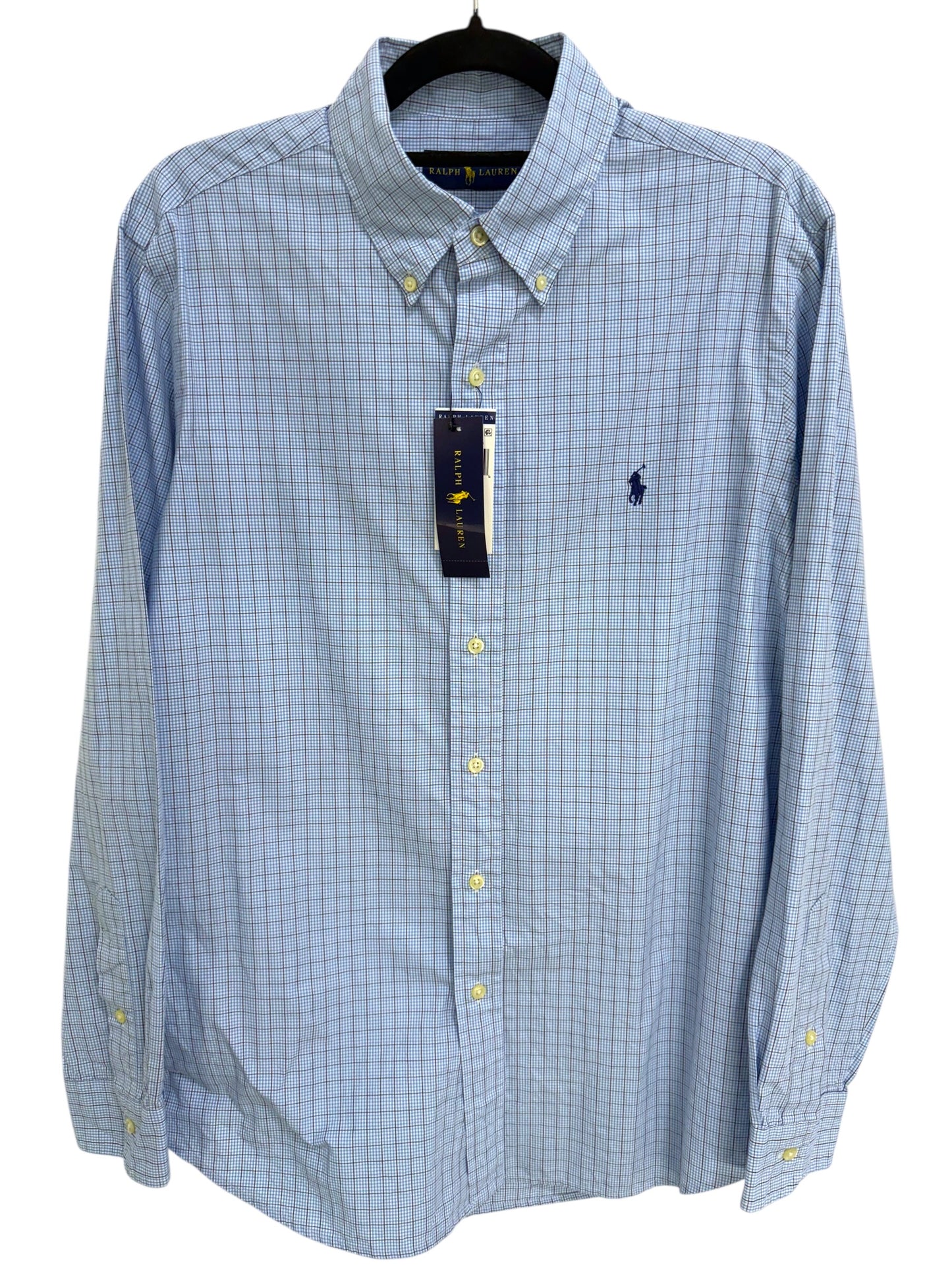 Camisa Polo Ralph Lauren Classic Fit Manga Larga Talla L