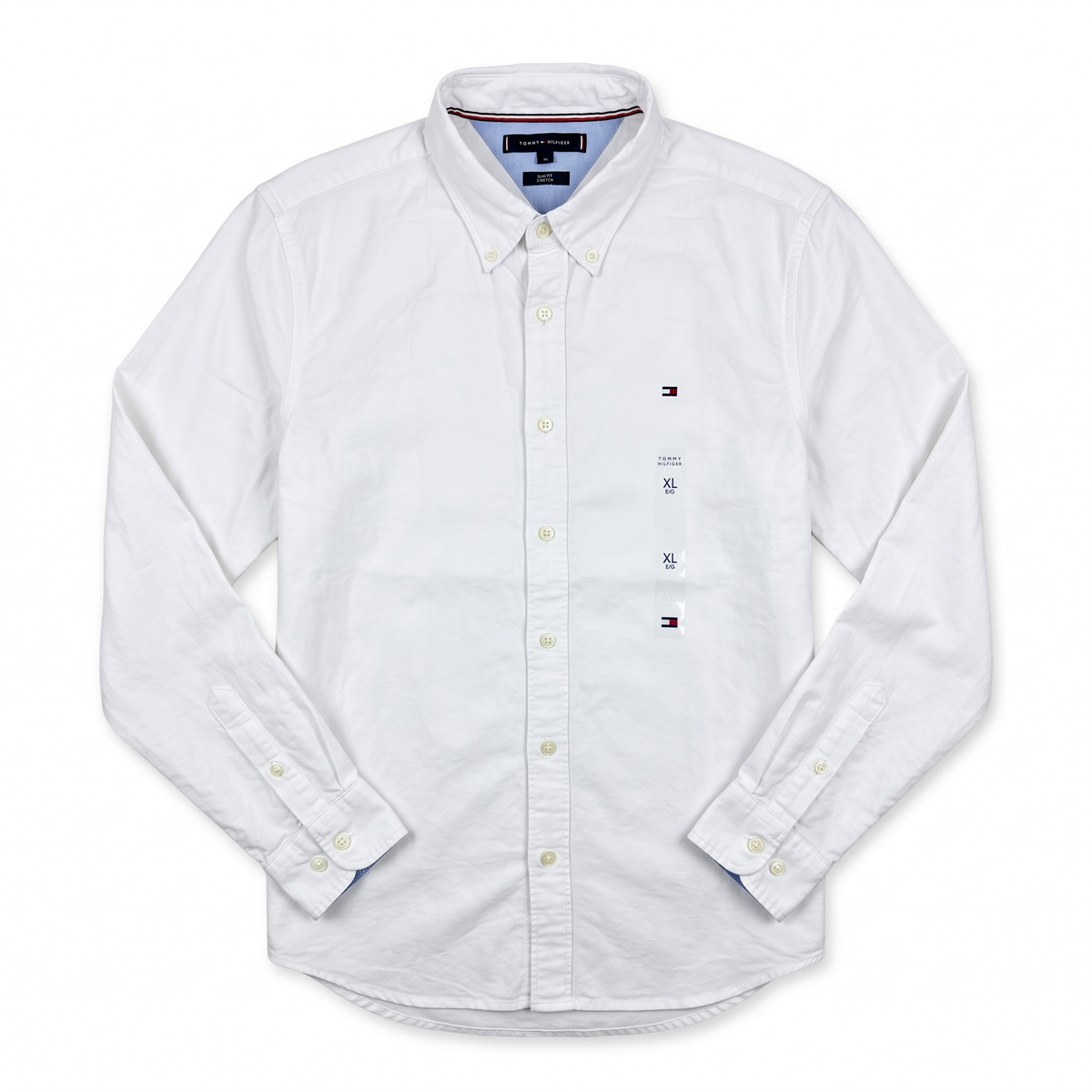 Camisa Tommy Hilfiger Classic Fit manga larga talla L