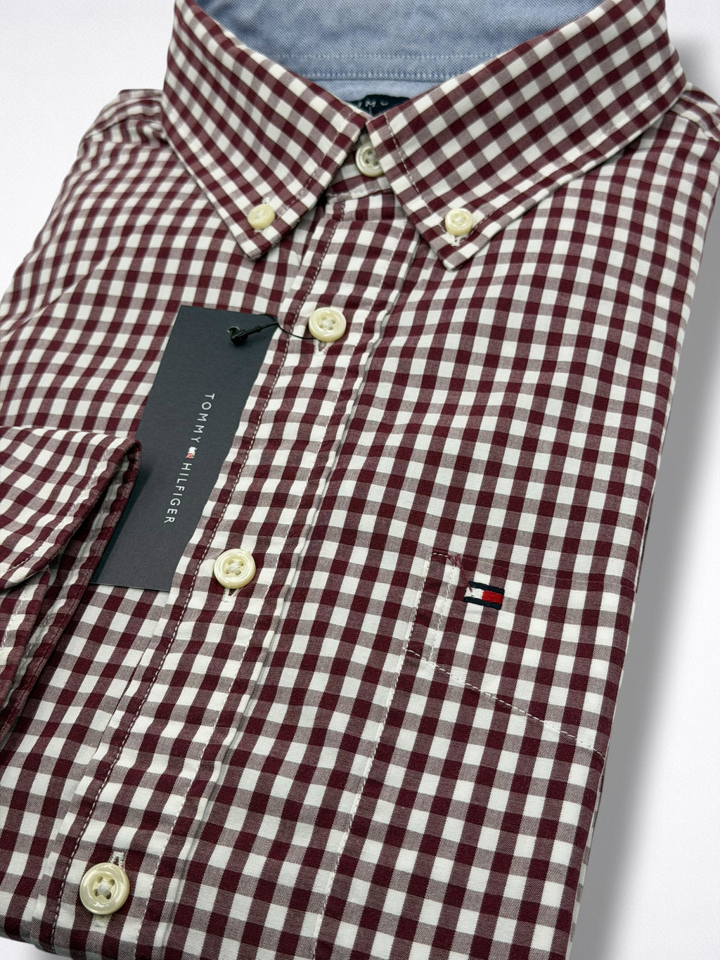 Camisa Tommy Hilfiger Classic Fit Manga Larga Talla M