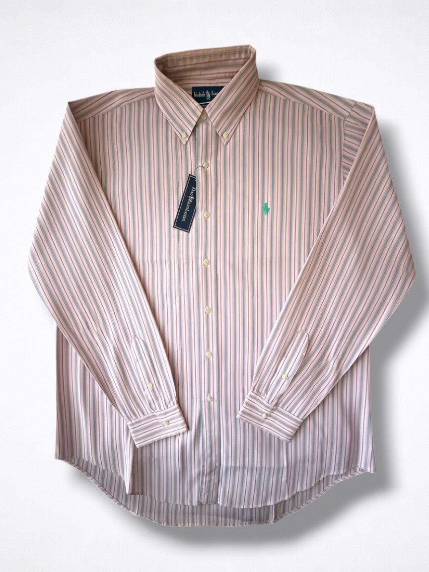 Camisa Polo Ralph Lauren Classic Fit Manga Larga Talla L