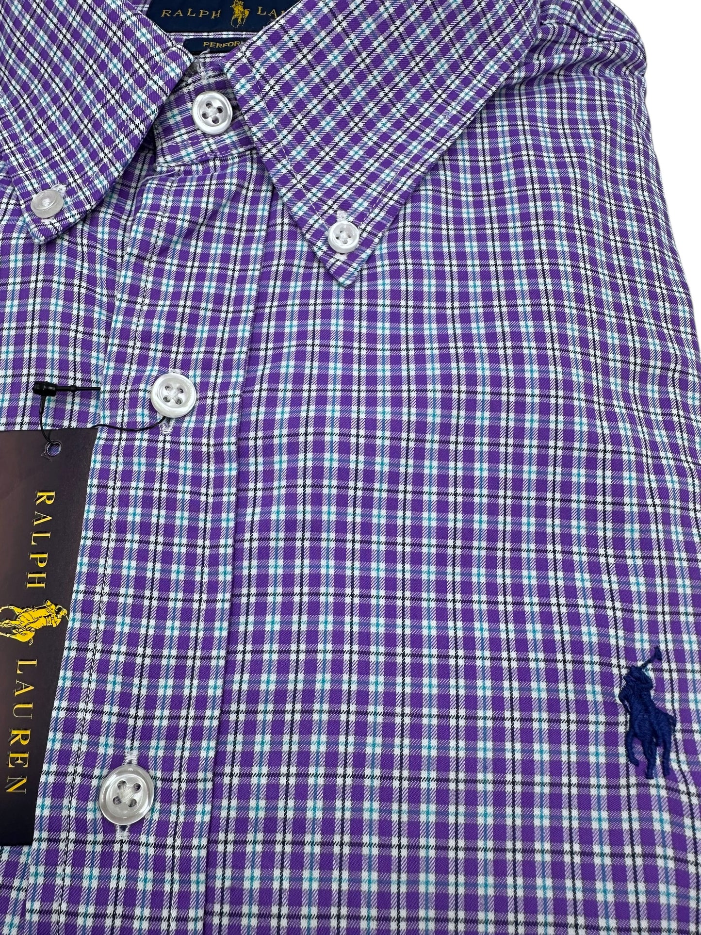 Camisa Polo Ralph Lauren Classic Fit Manga Larga Talla M