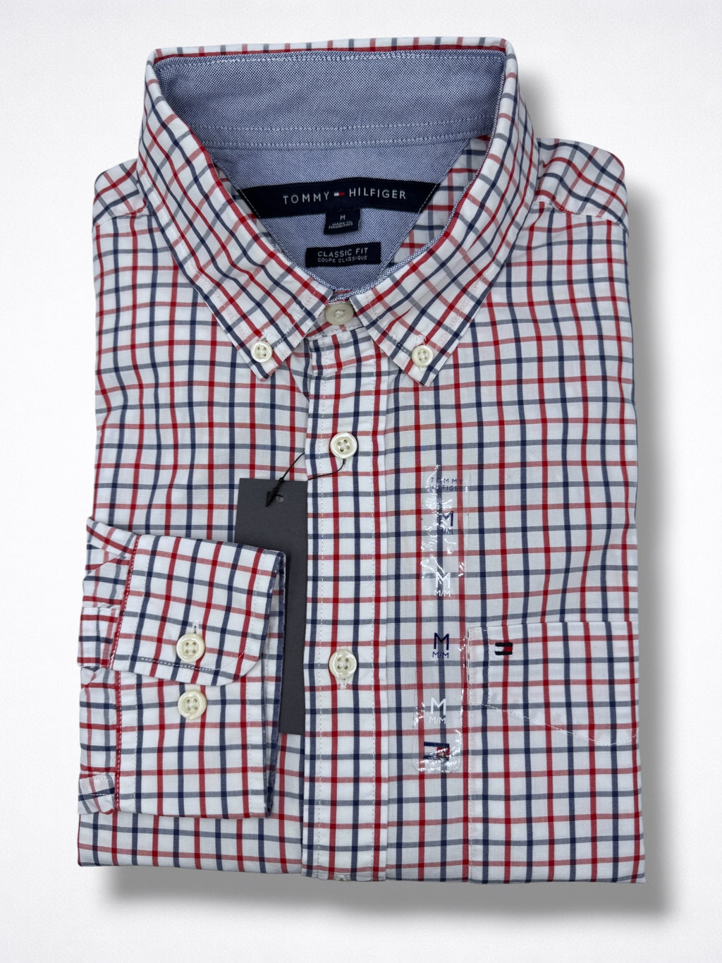 Camisa Tommy Hilfiger Classic Fit Manga Larga Talla M