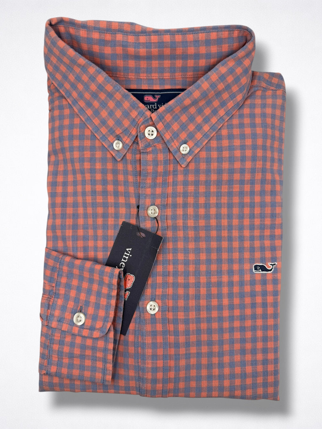 Camisa Vineyard Vines Classic Fit Manga Larga Talla L