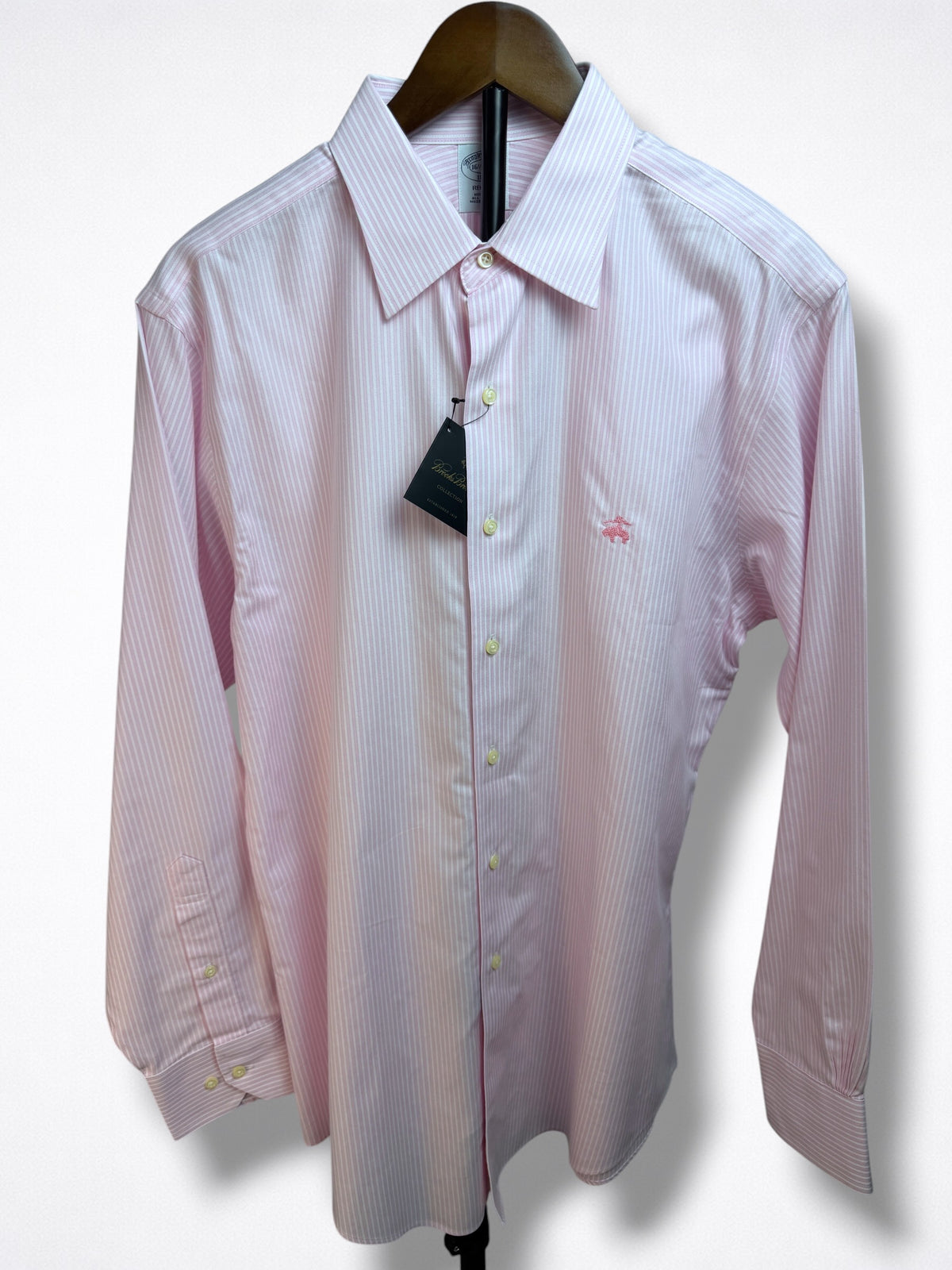 Camisa Brooks Brothers Classic Fit Manga Larga Talla L
