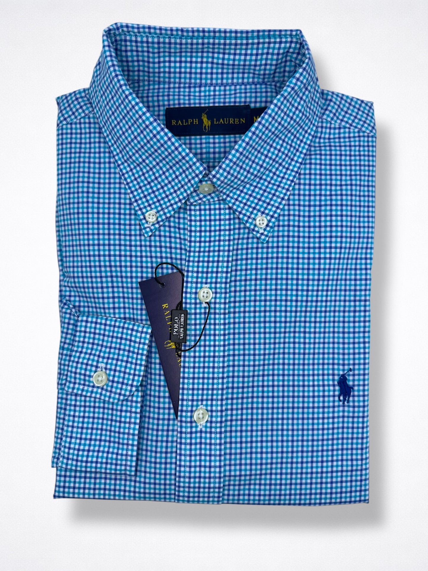 Camisa Polo Ralph Lauren Classic Fit Manga Larga Talla M