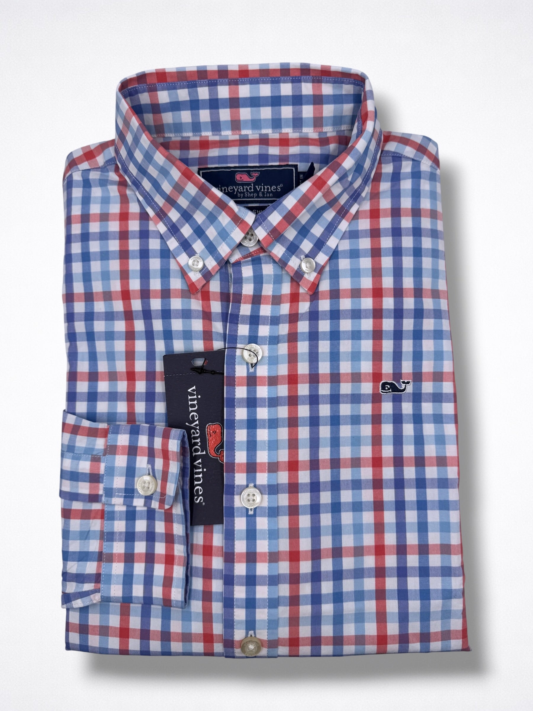 Camisa Vineyard Vines Classic Fit Manga Larga Talla S