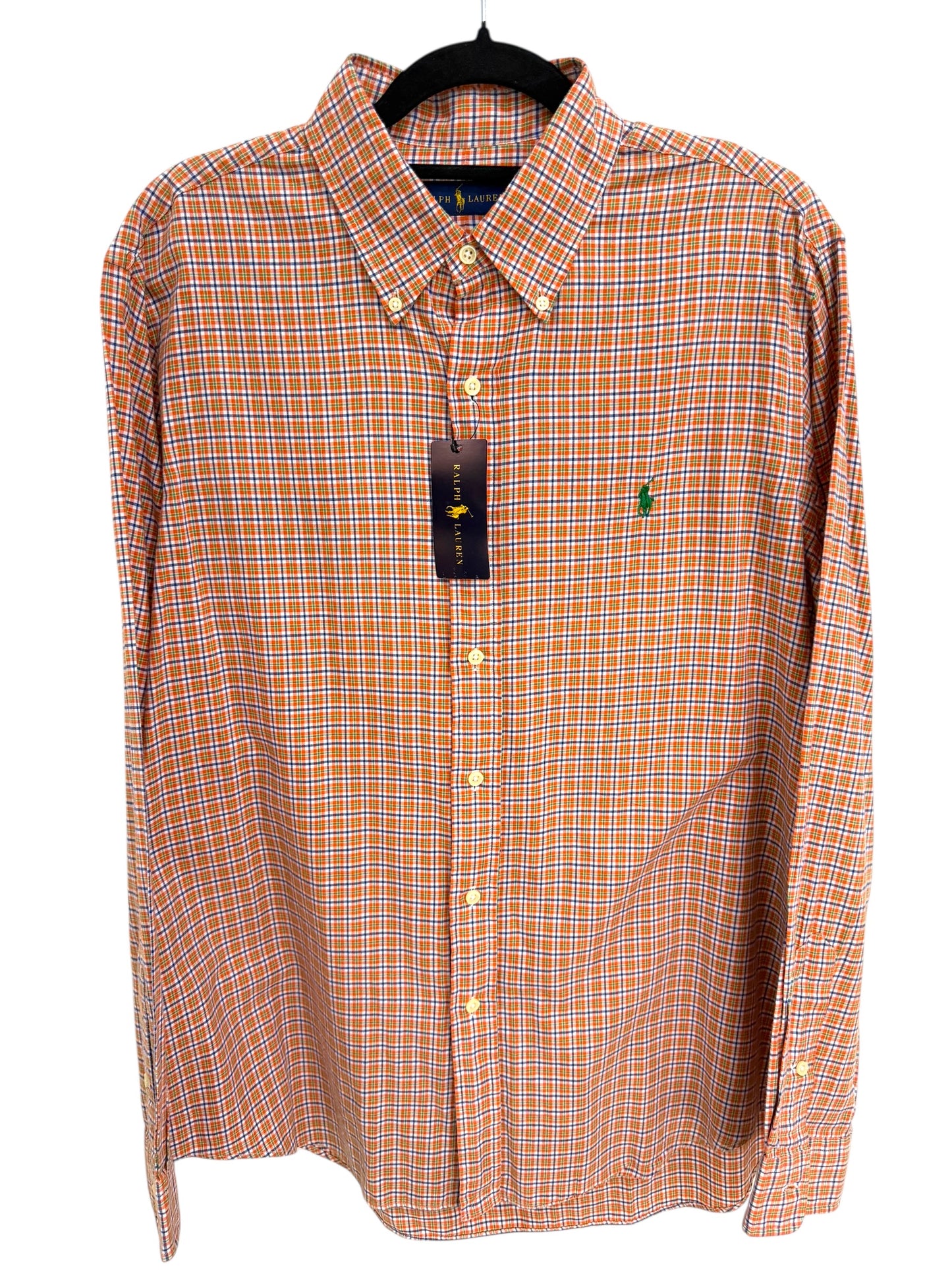 Camisa Polo Ralph Lauren Classic Fit Manga Larga Talla L