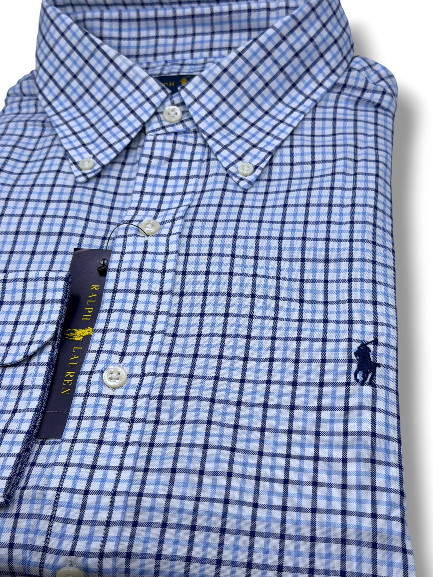 Camisa Polo Ralph Lauren Classic Fit Manga Larga Talla L