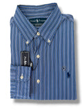 Camisa Polo Ralph Lauren Custom Fit Manga Larga Talla M