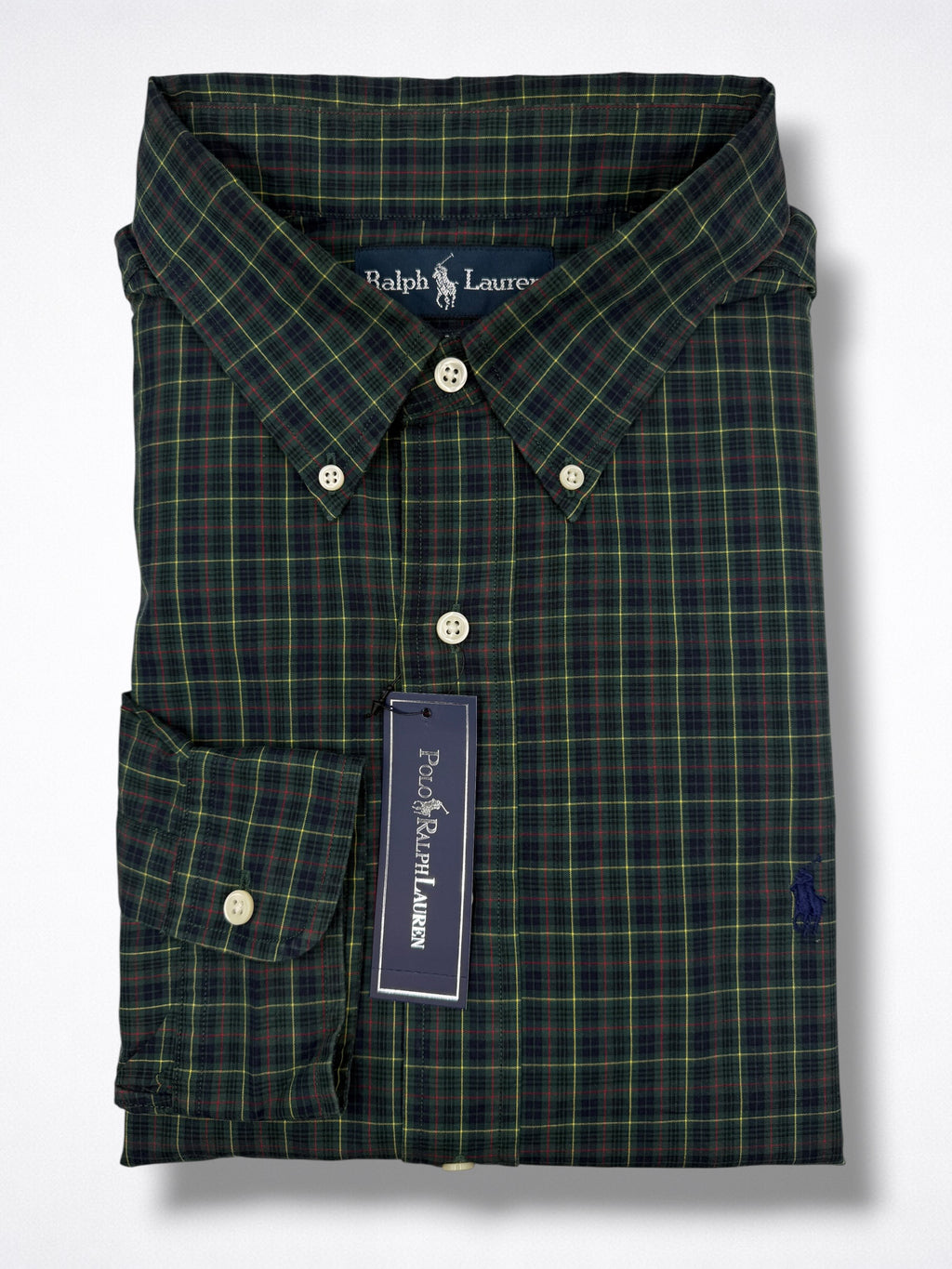 Camisa Polo Ralph Lauren Classic Fit Manga Larga Talla XL