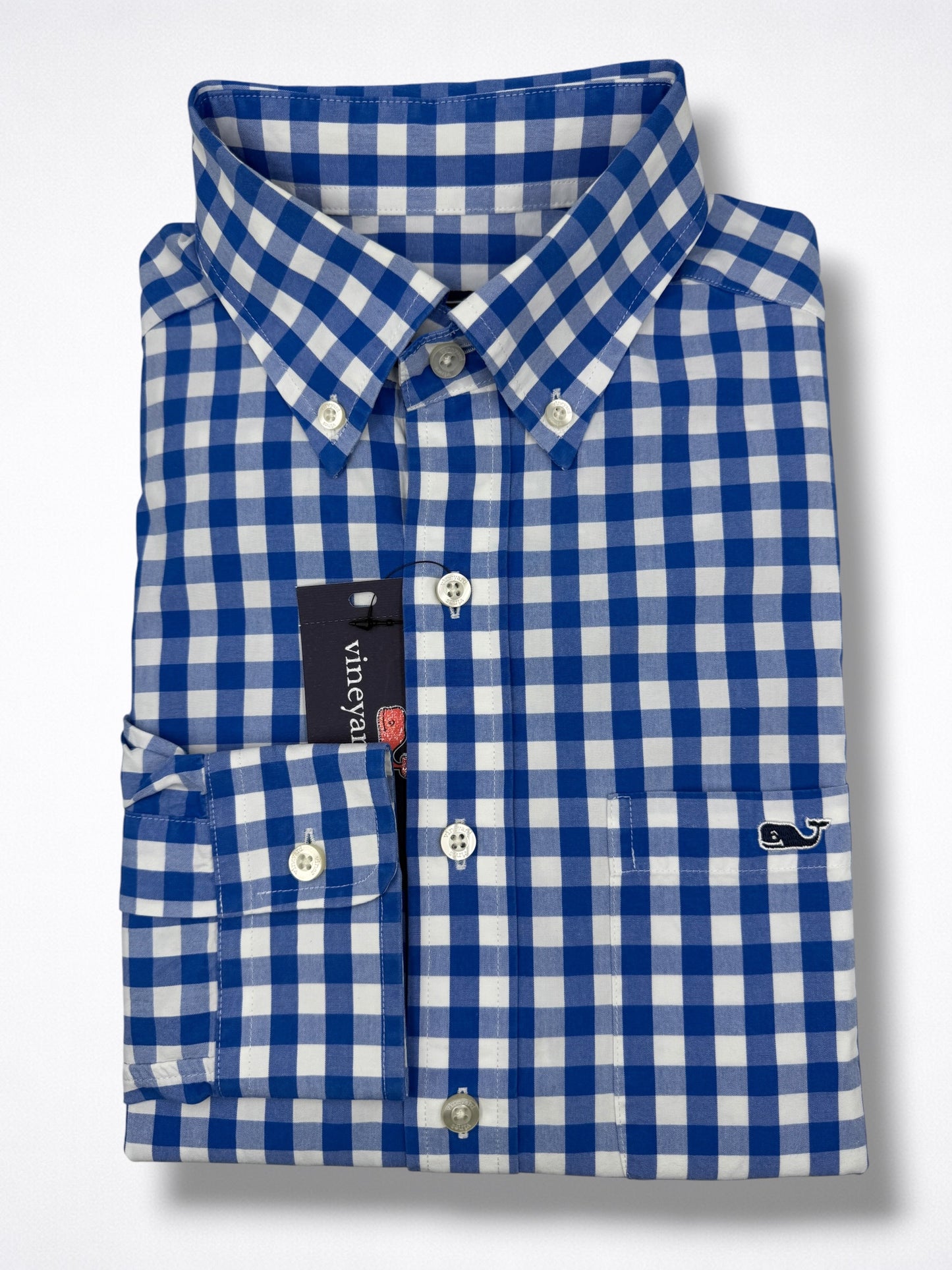 Camisa Vineyard Vines Classic Fit Manga Larga Talla S