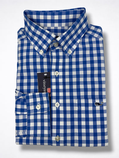 Camisa Vineyard Vines Classic Fit Manga Larga Talla S