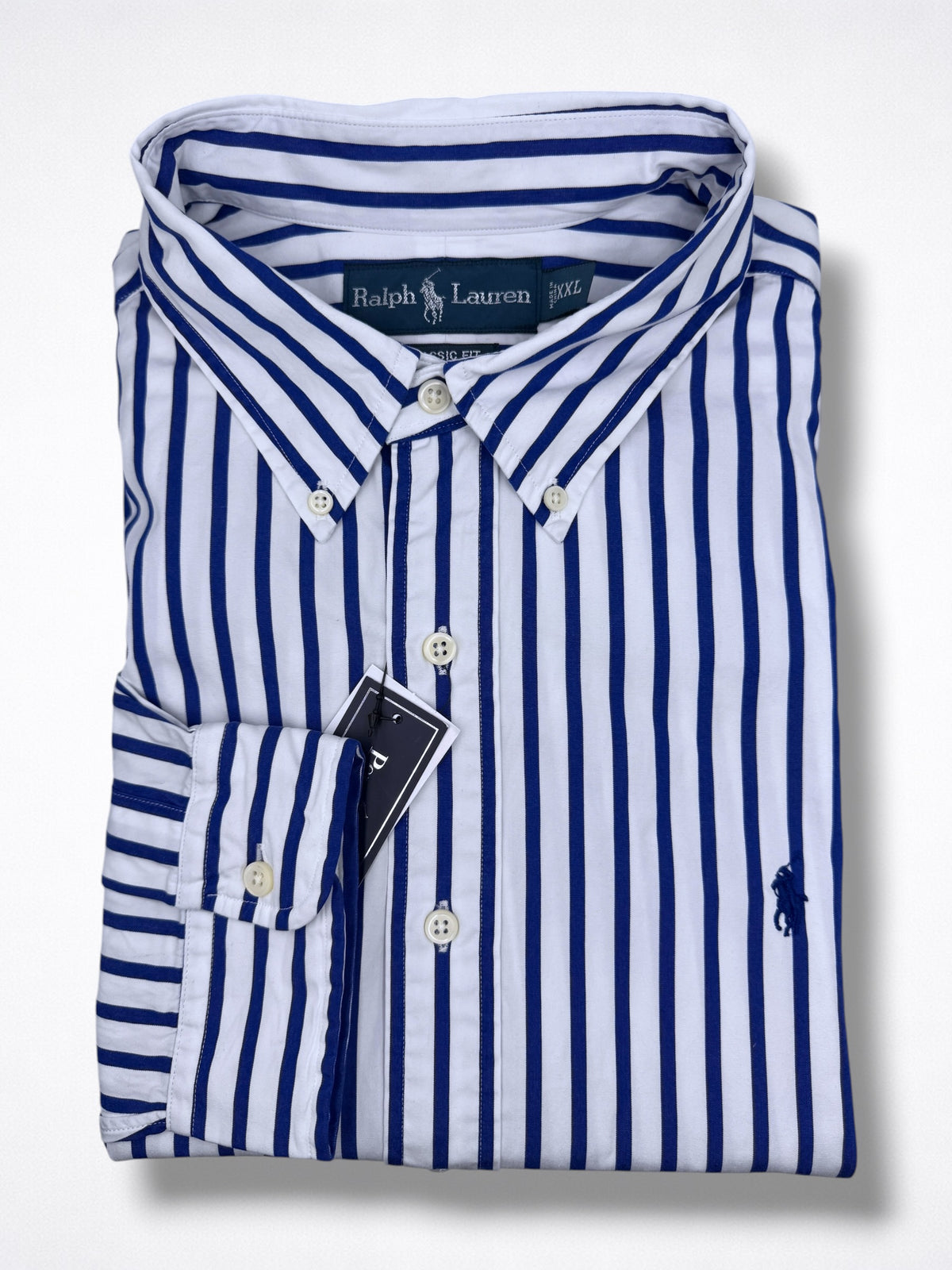 Camisa Polo Ralph Lauren Classic Fit manga larga talla XXL
