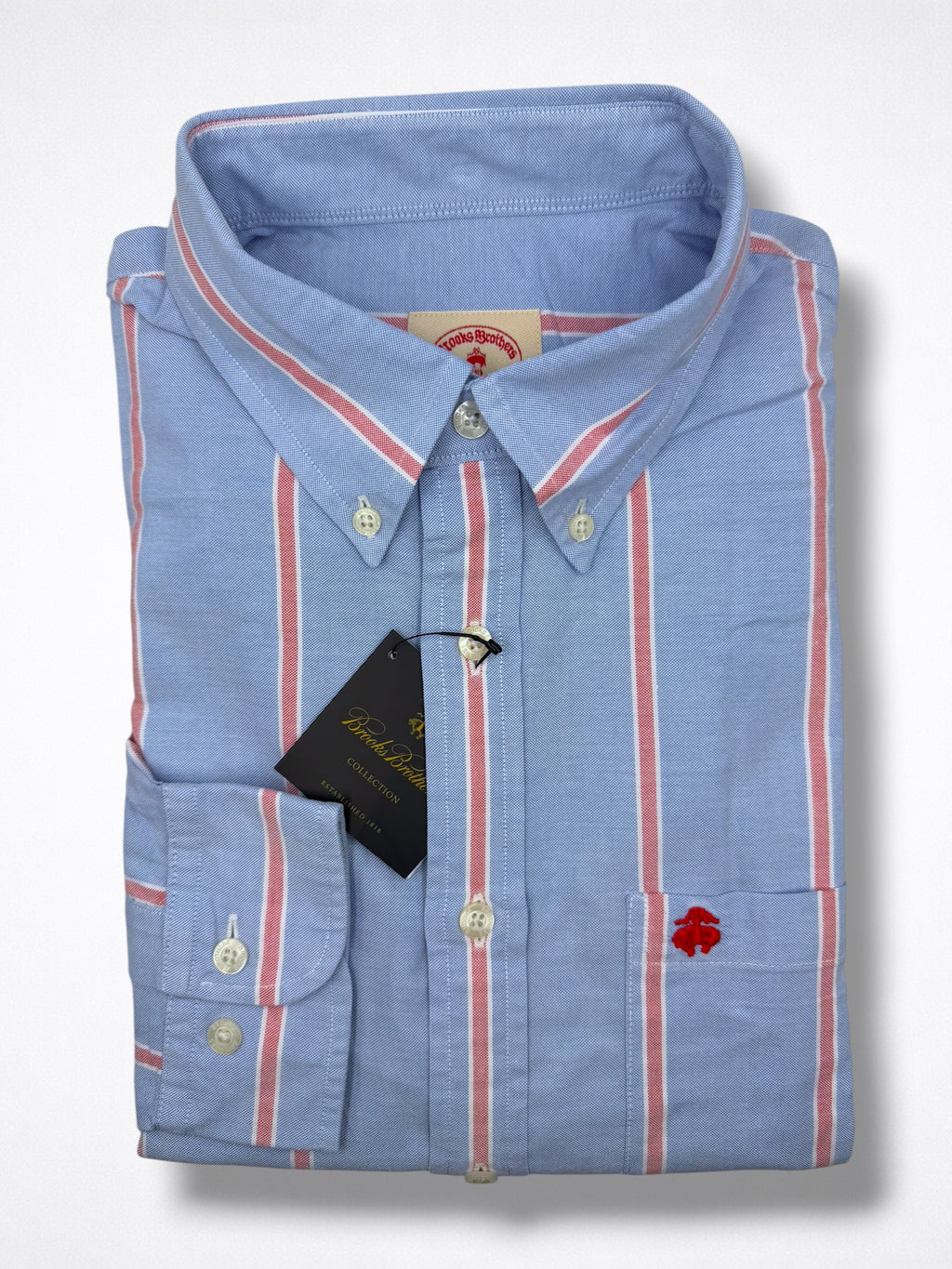 Camisa Brooks Brothers Classic Fit Manga Larga Talla M