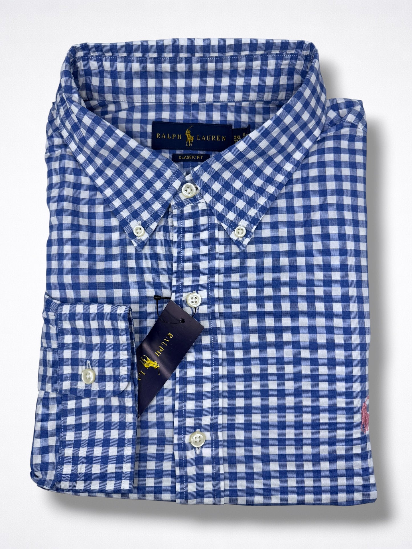 Camisa Polo Ralph Lauren Classic Fit Manga Larga Talla XXL