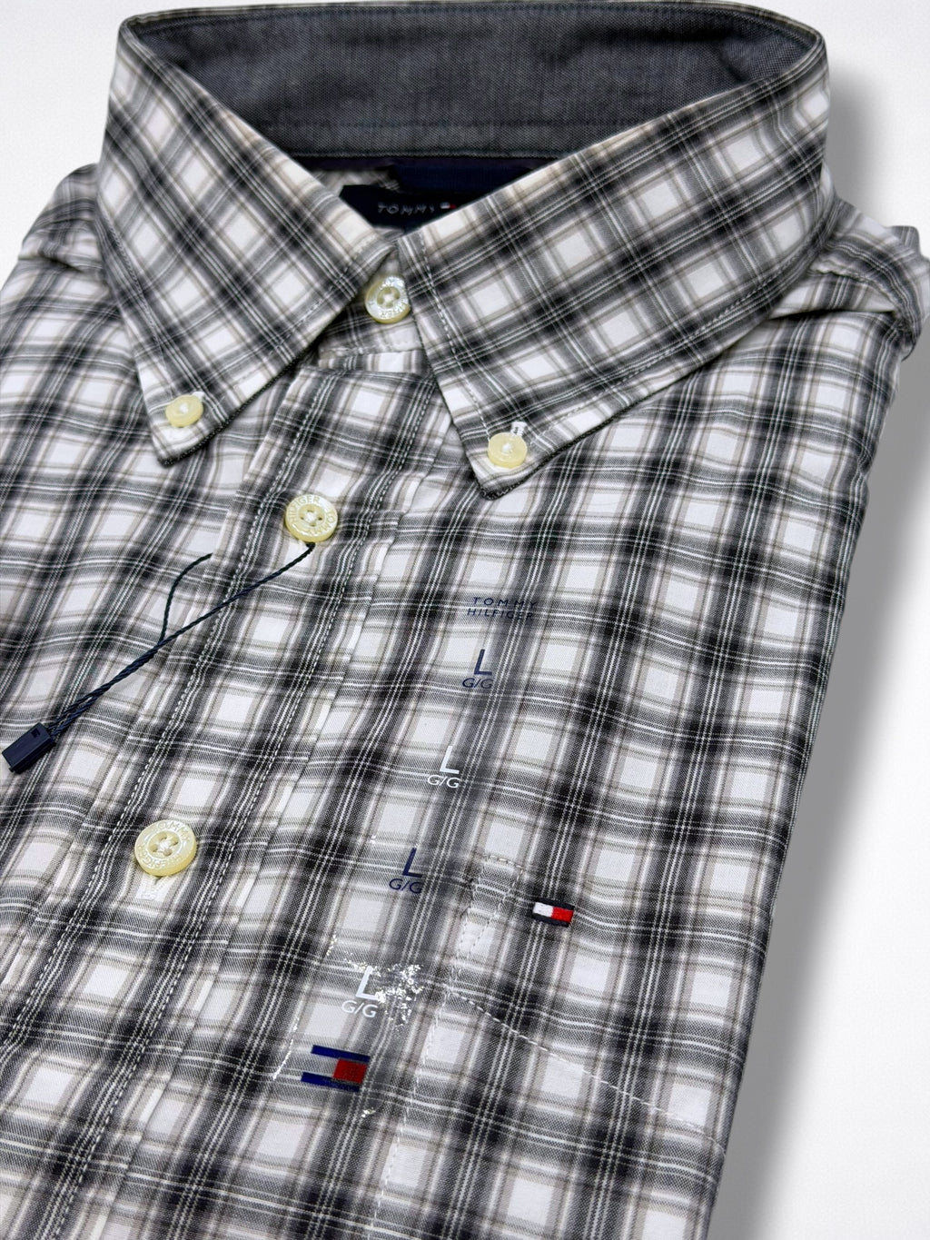 Camisa Tommy Hilfiger Classic Fit Manga Larga Talla L