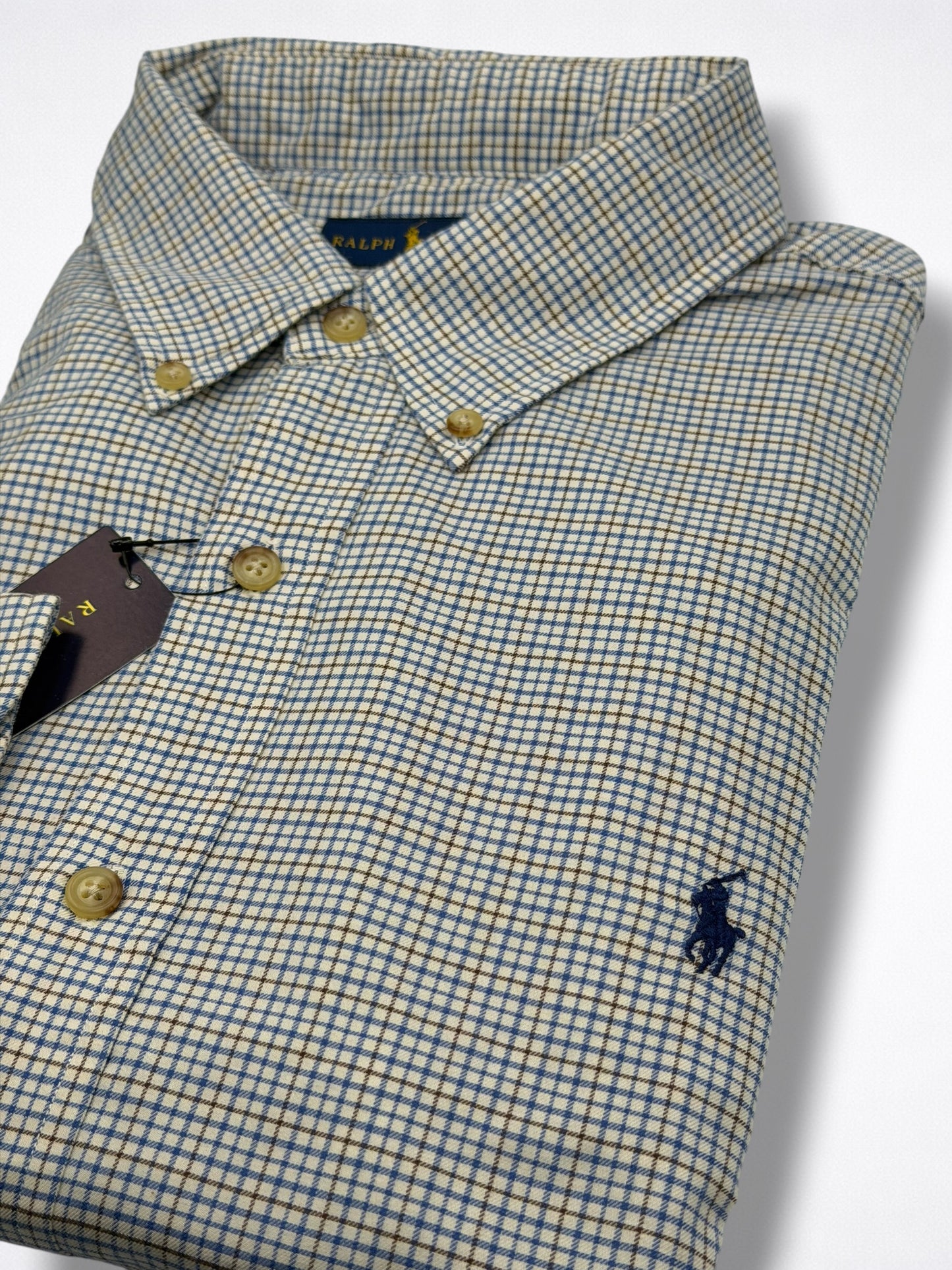 Camisa Polo Ralph Lauren Classic Fit Manga Larga Talla XL