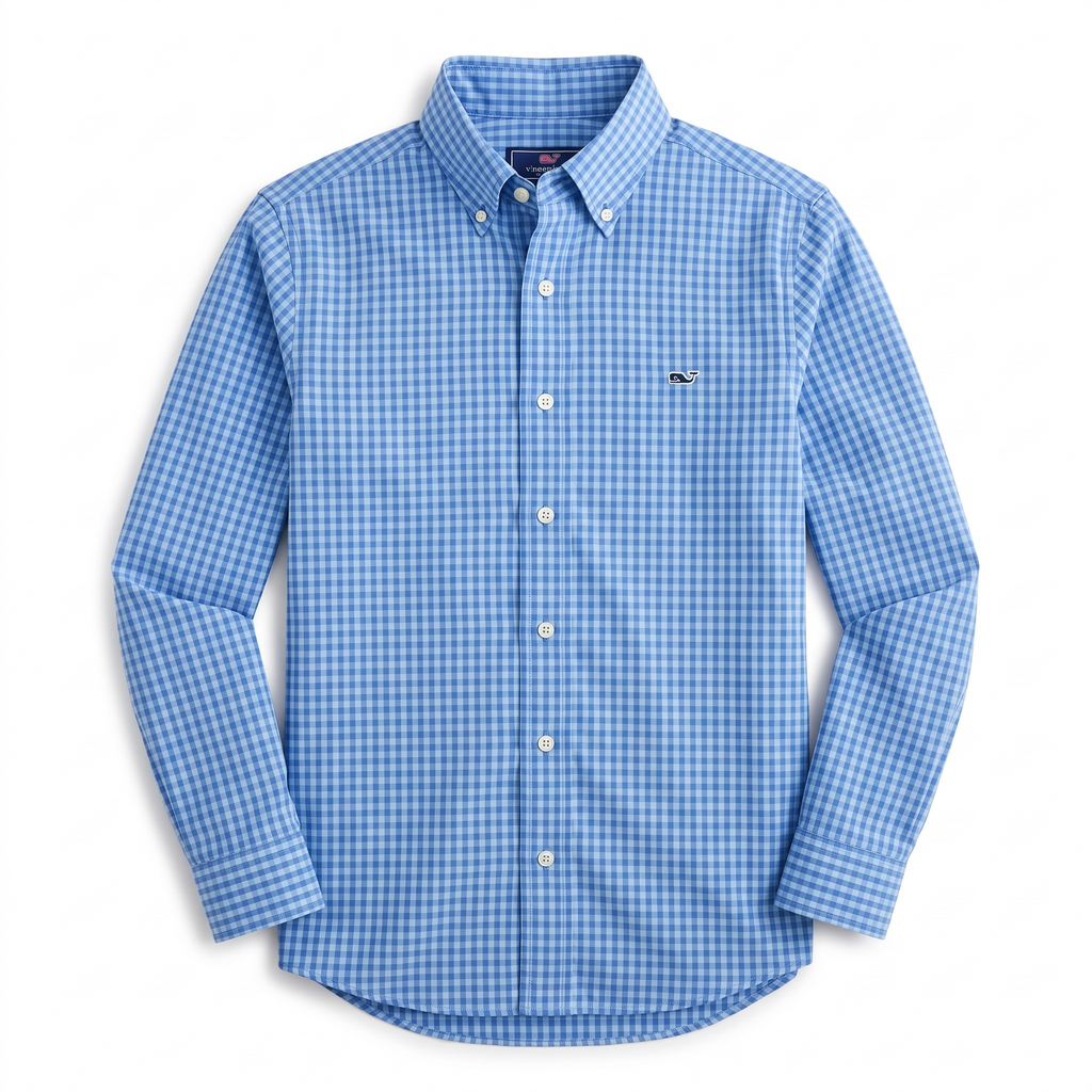 Camisa Vineyard Vines Classic Fit manga larga talla L