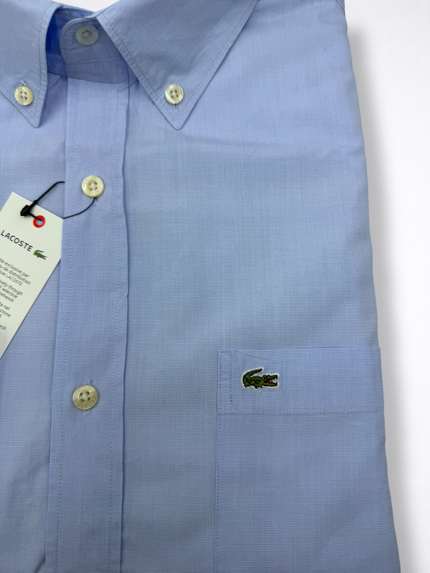 Camisa Lacoste Classic Fit Manga Larga Talla M