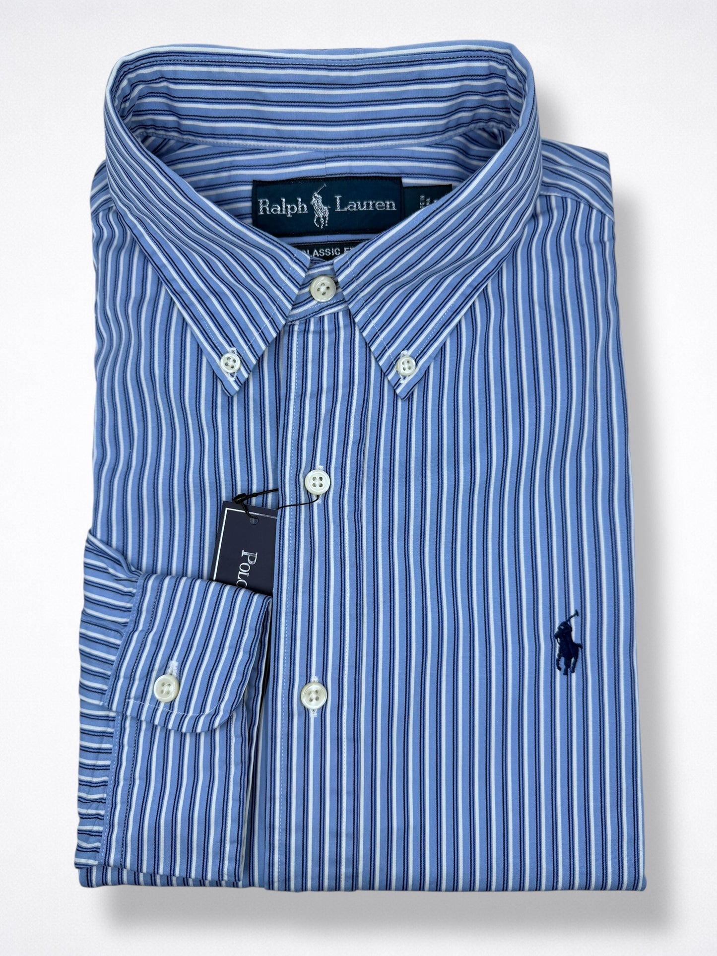 Camisa Polo Ralph Lauren Classic Fit Manga Larga Talla L