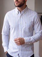 Camisa Tommy Hilfiger Classic Fit manga larga talla M