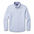 Camisa Tommy Hilfiger Custom Fit manga larga talla S
