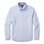 Camisa Tommy Hilfiger Custom Fit manga larga talla S