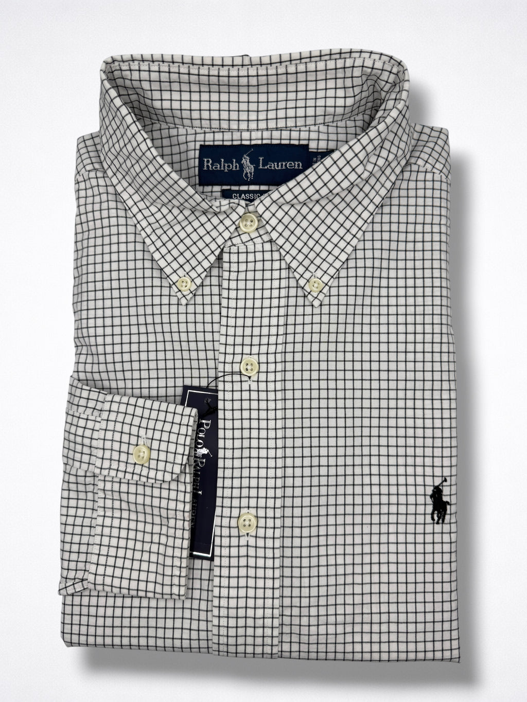 Camisa Polo Ralph Lauren Classic Fit manga larga talla L