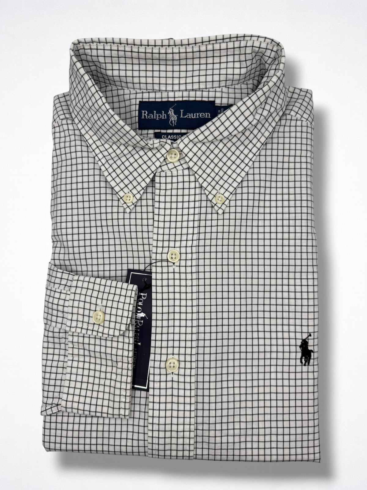 Camisa Polo Ralph Lauren Classic Fit manga larga talla L