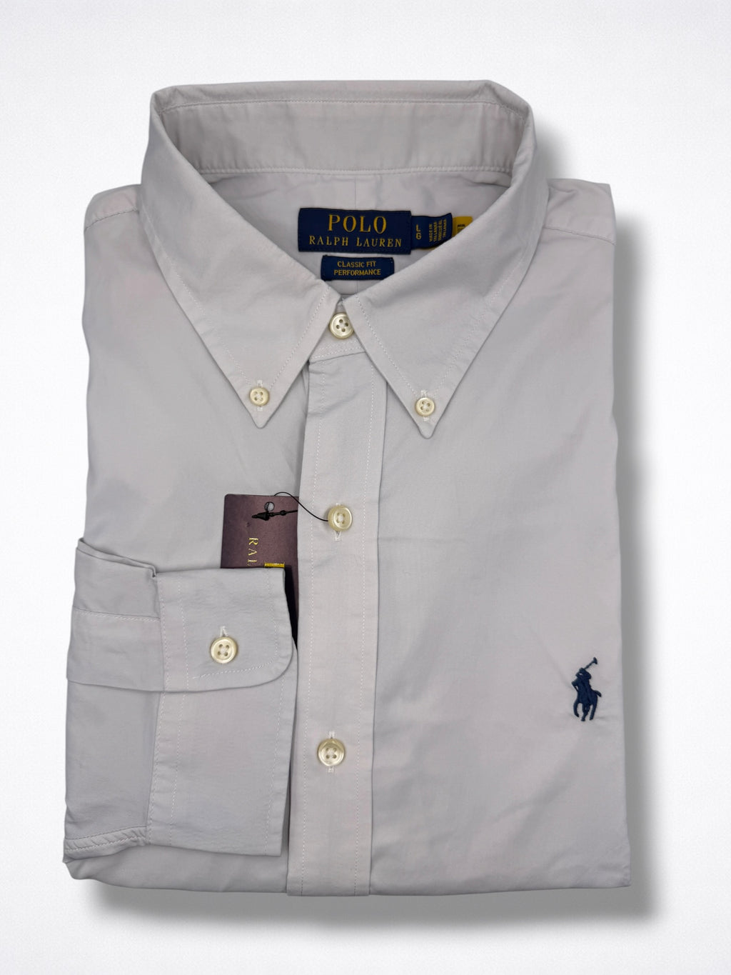 Camisa Polo Ralph Lauren Classic Fit manga larga talla L