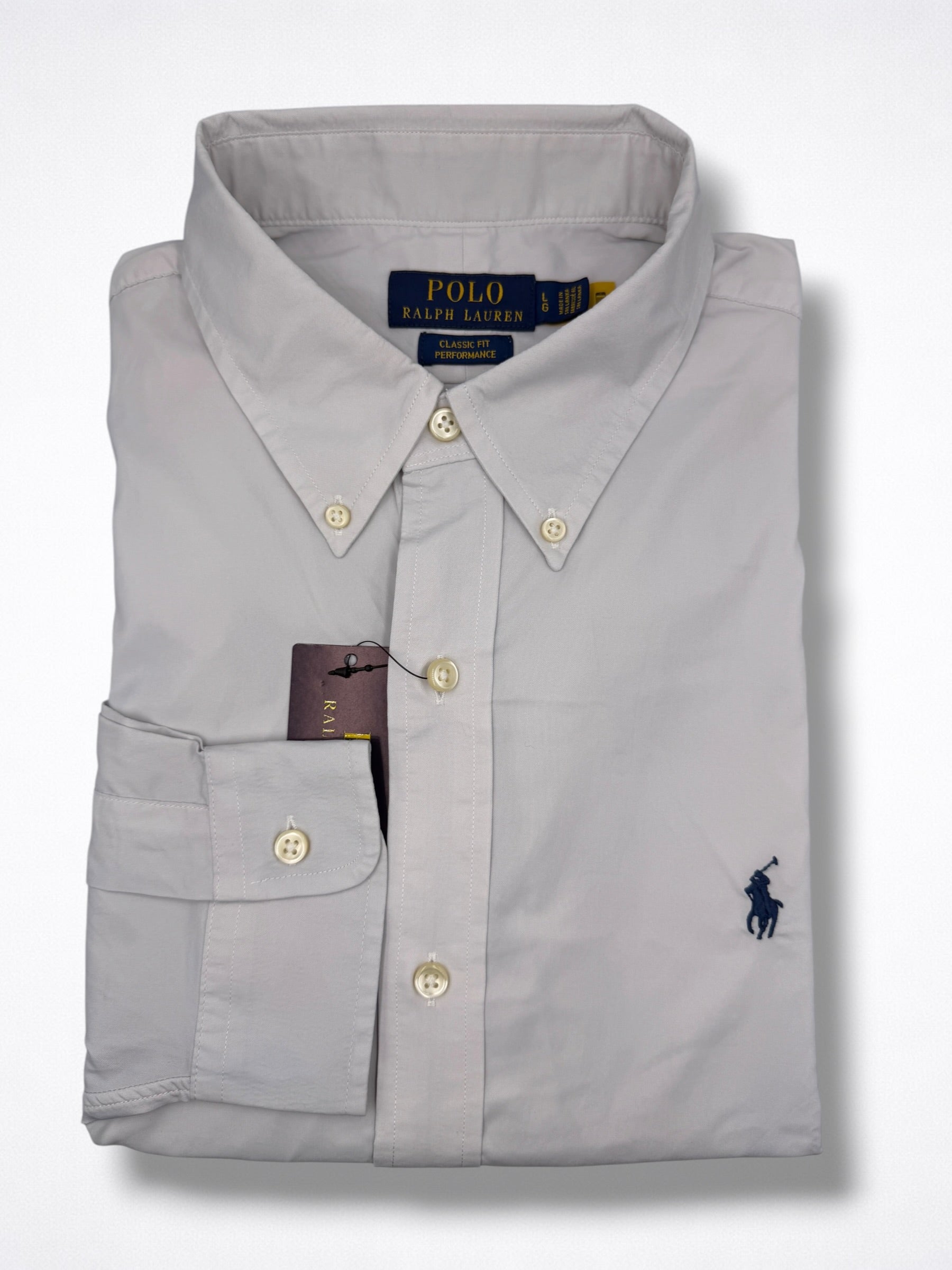 Camisa Polo Ralph Lauren Classic Fit manga larga talla L