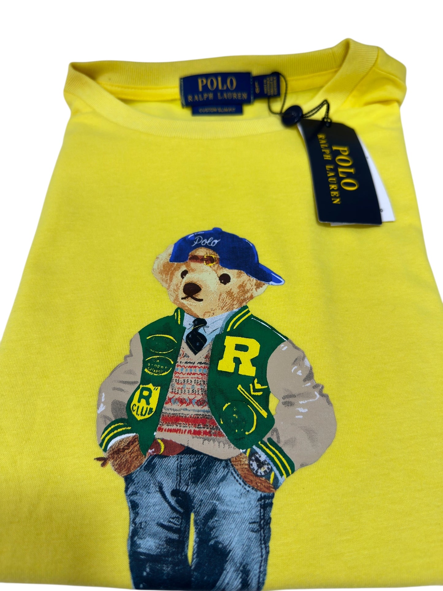 Playera Polo Ralph Lauren Classic Fit Cuello Redondo Talla L