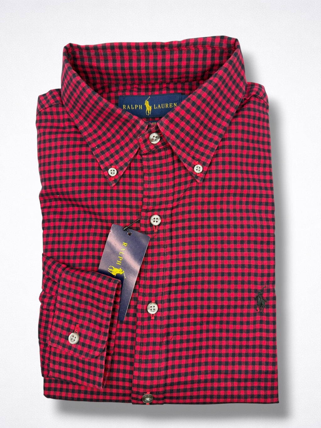 Camisa Polo Ralph Lauren Slim Fit Manga Larga Talla S
