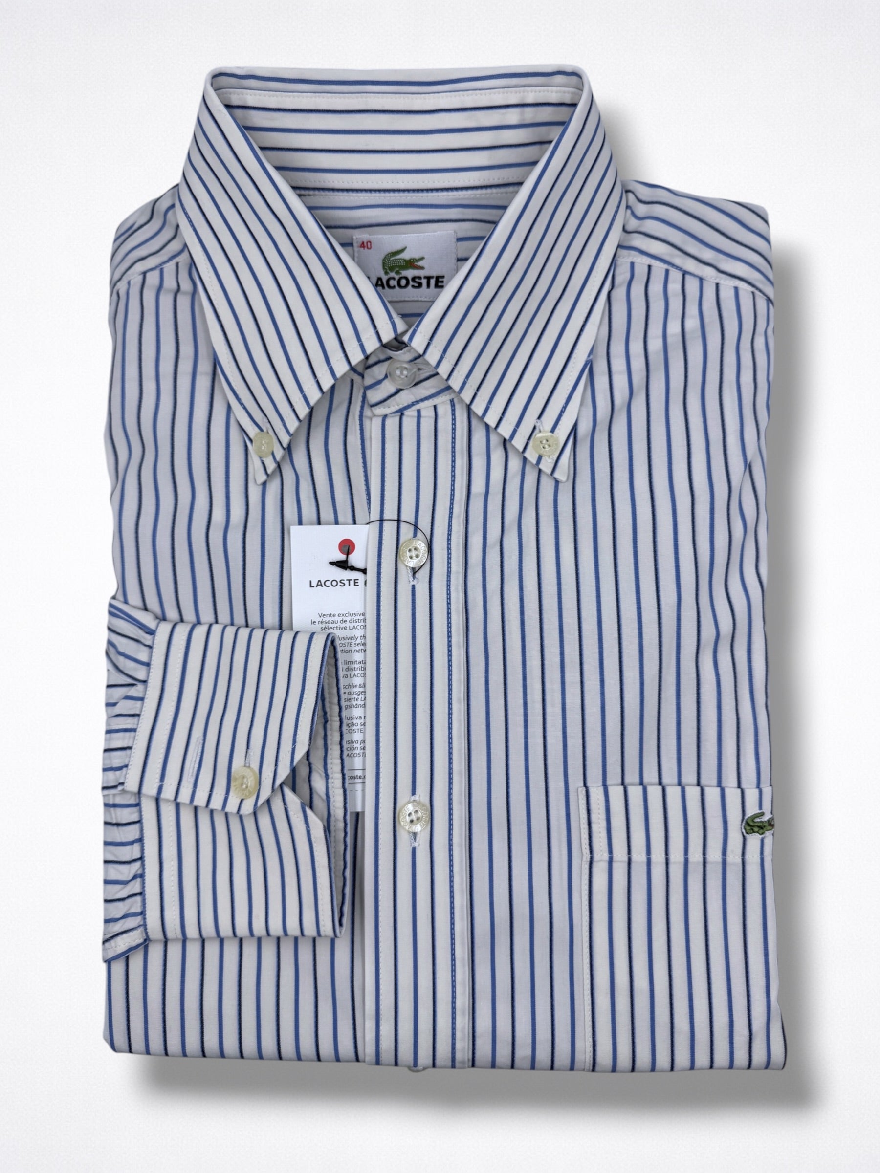 Camisa Lacoste Slim Fit manga larga talla M