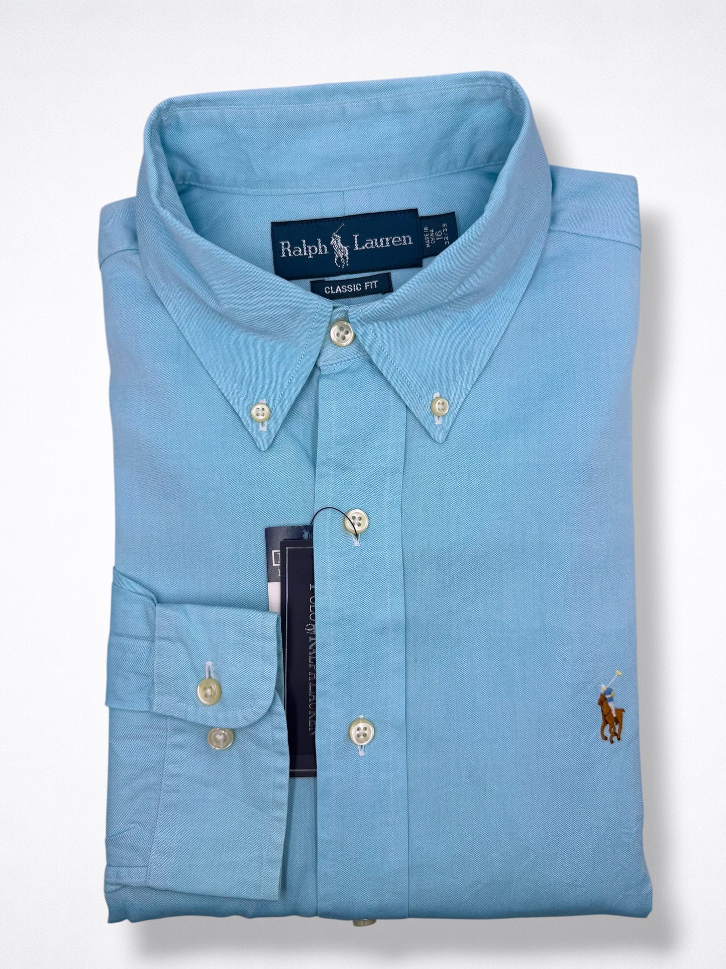 Camisa Polo Ralph Lauren Classic Fit Manga Larga Talla L