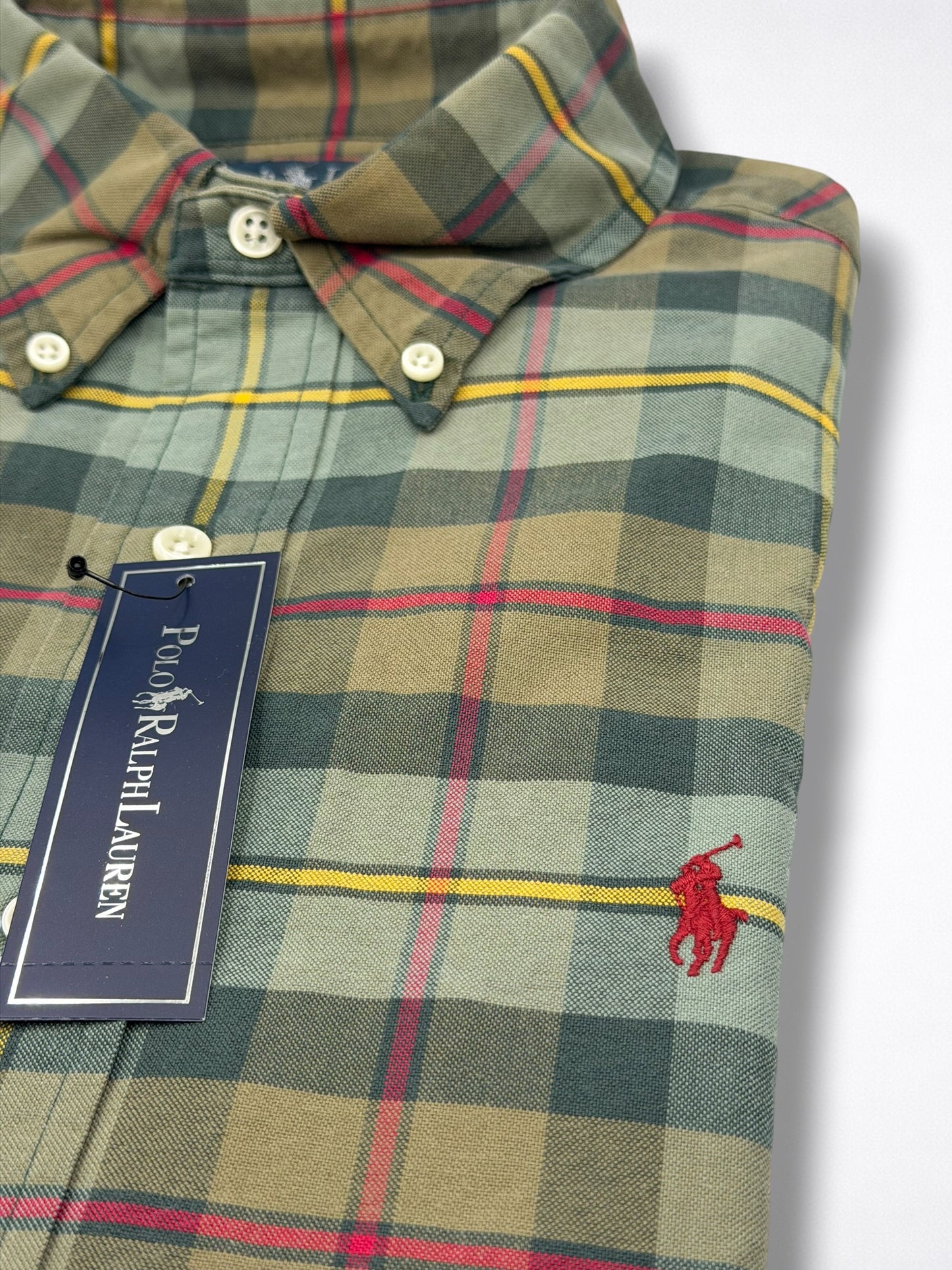 Camisa Polo Ralph Lauren Classic Fit Manga Larga Talla S