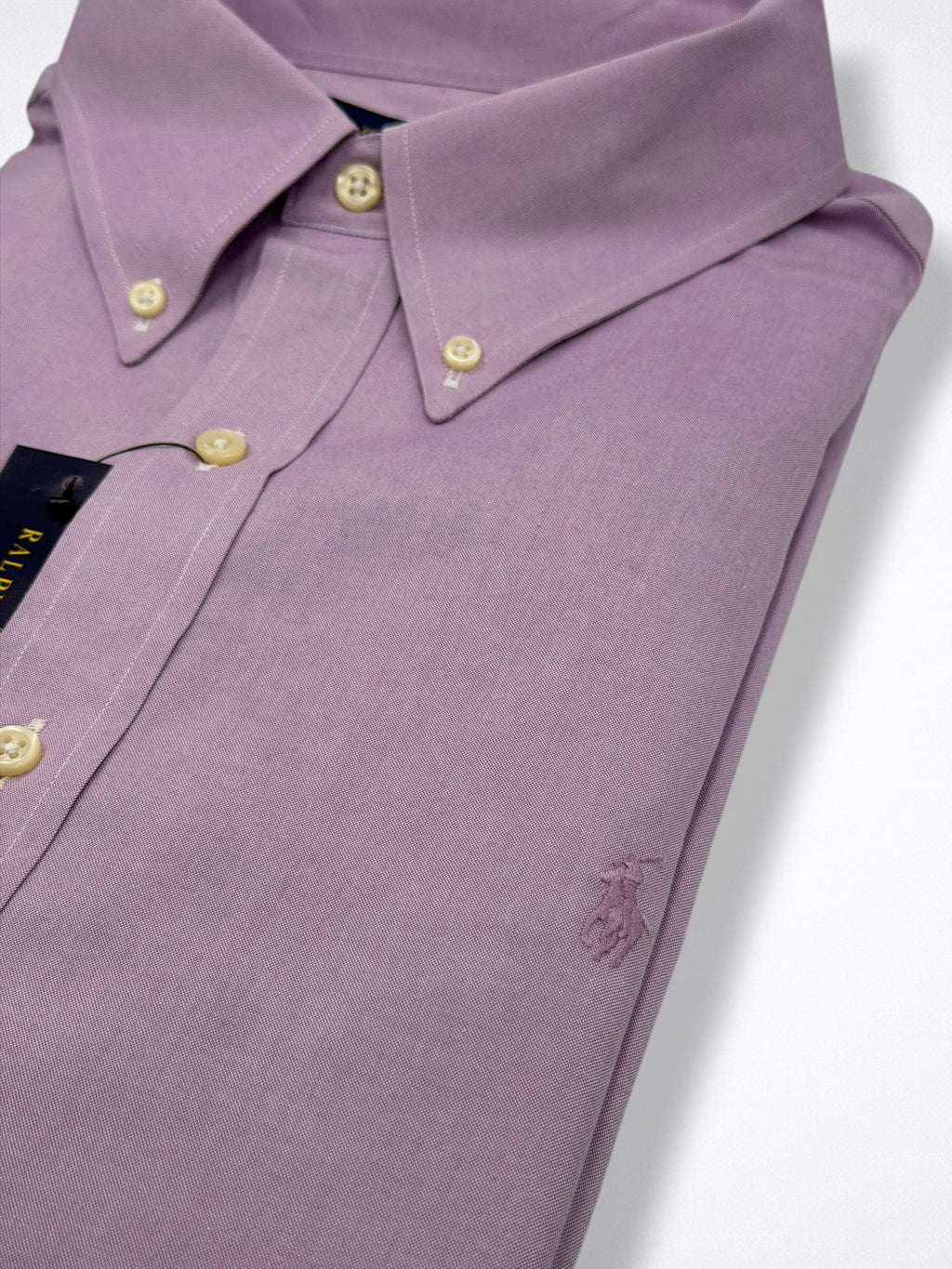 Camisa Polo Ralph Lauren Classic Fit 17 1/2 Manga Larga 34/35 Talla XL