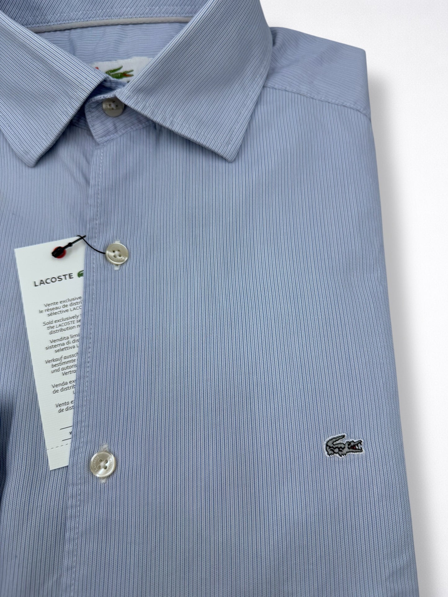 Camisa Lacoste Classic Fit Manga Larga Talla S