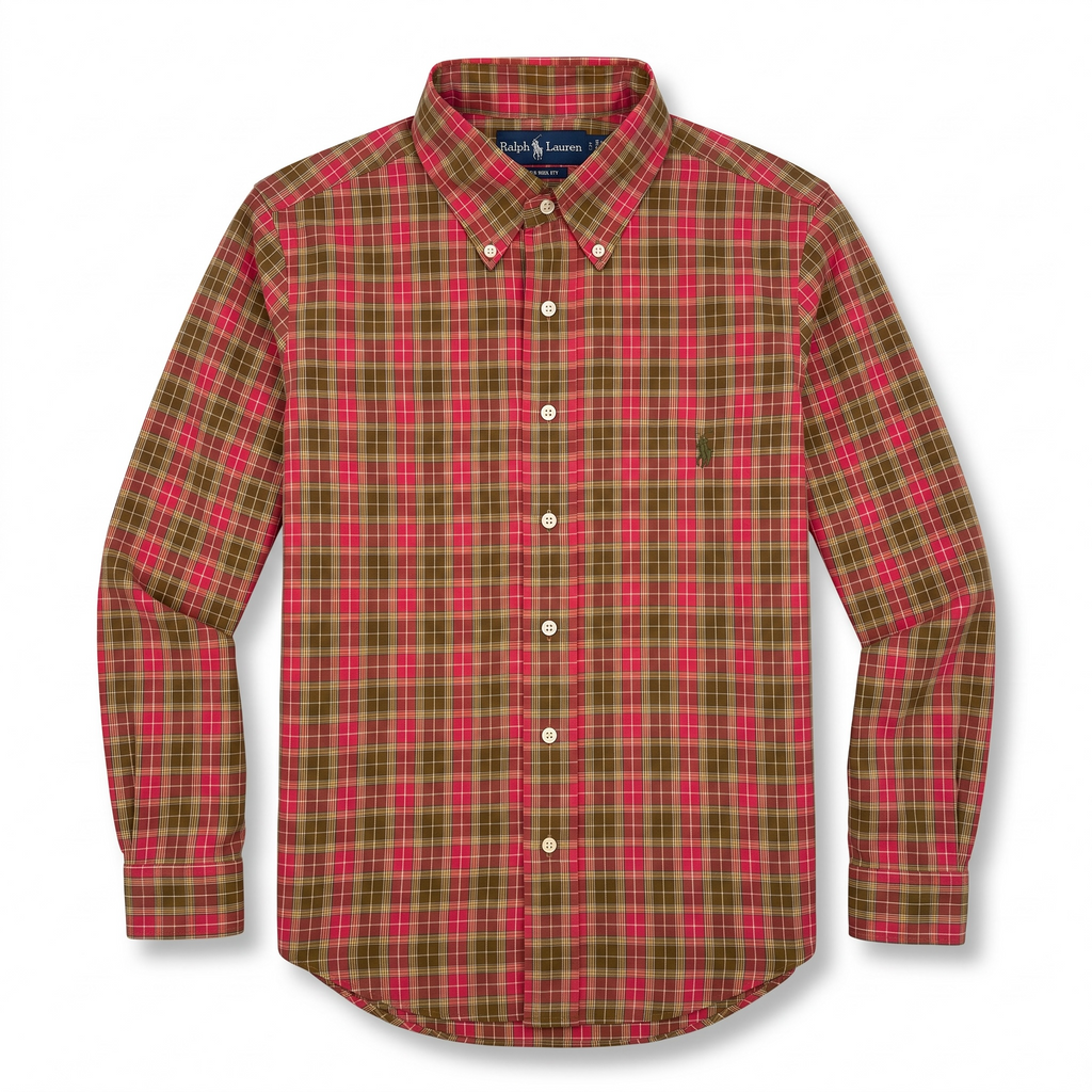 Camisa Polo Ralph Lauren Classic Fit manga larga talla M