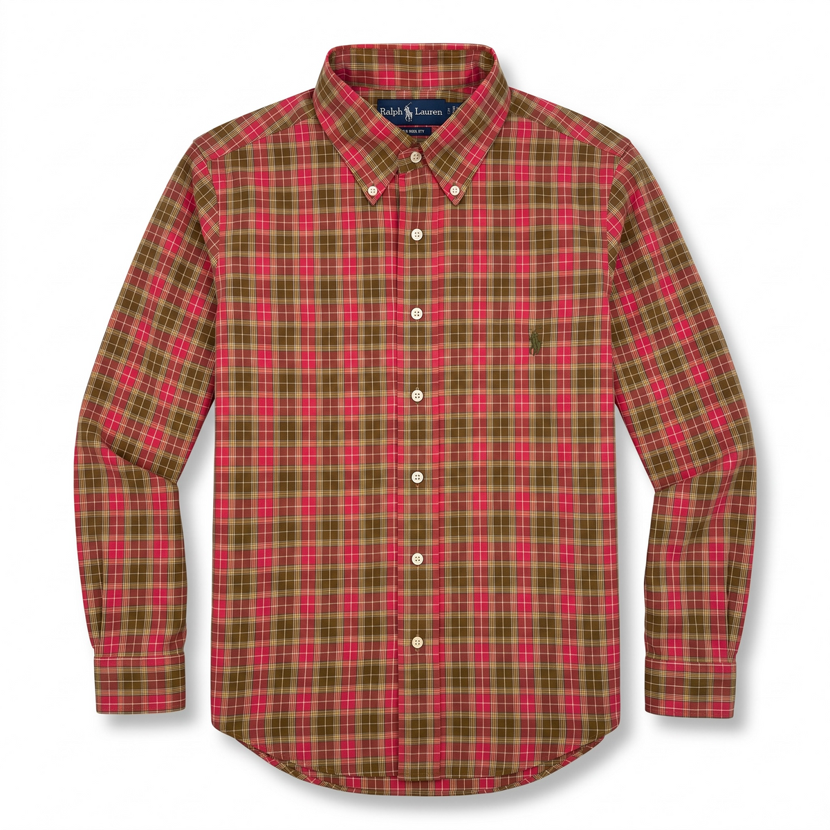 Camisa Polo Ralph Lauren Classic Fit manga larga talla M